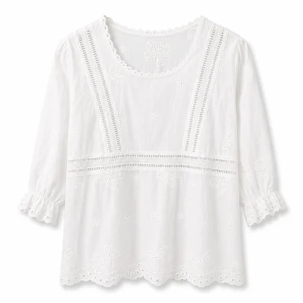 Blusa Amalia Blanca - Maria Antonieta