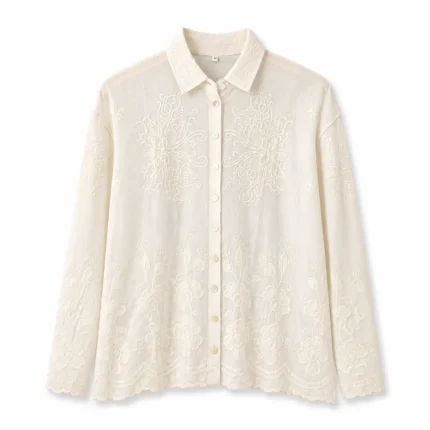 Camisa Florencia Natural - Maria Antonieta