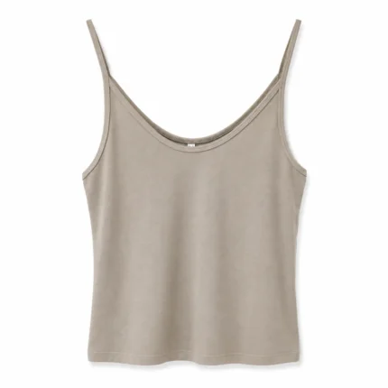 Musculosa Amanda Verde Cemento - Maria Antonieta